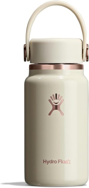 Hydro Flask Micro Bottle - Insulated Mini Leak Proof Flask for Purse or Pocket in 6.7 Oz Harbor Blue