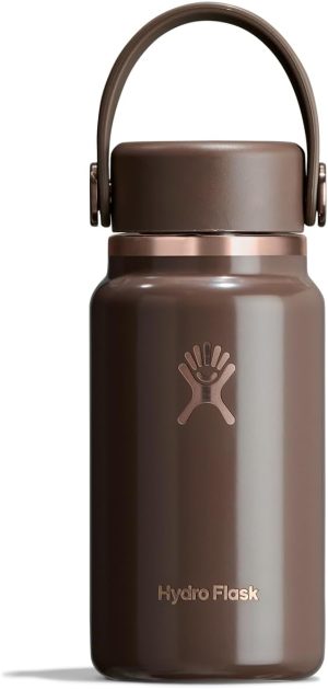 Hydro Flask Micro Bottle - Insulated Mini Leak Proof Flask for Purse or Pocket in 6.7 Oz Harbor Blue